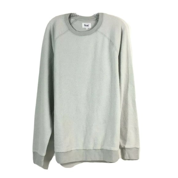 Feat Blanket Blend Pullover Crewneck Sweatshirt Large - Picture 1 of 8
